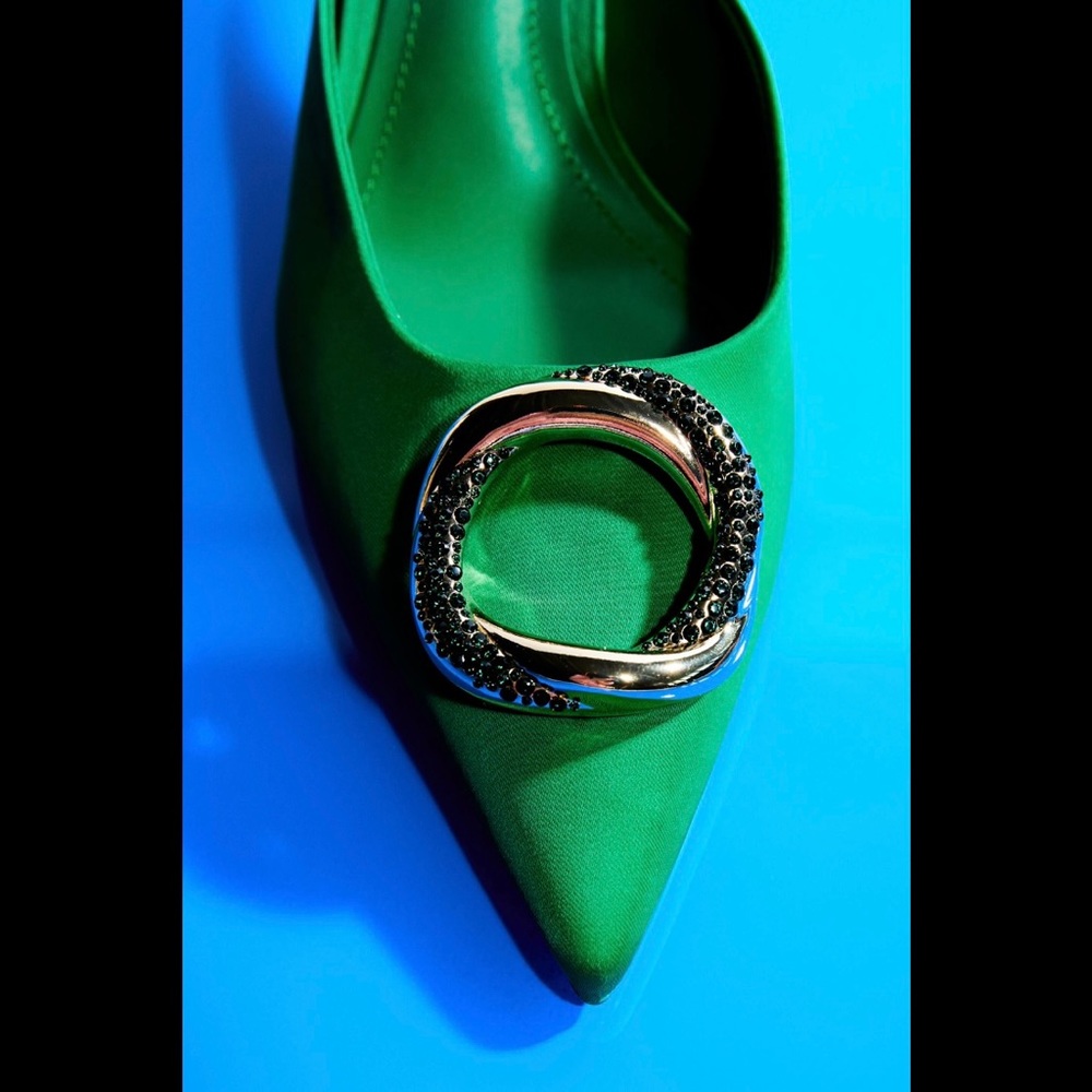 ZARA Embellished Mules - Picture 6 of 16